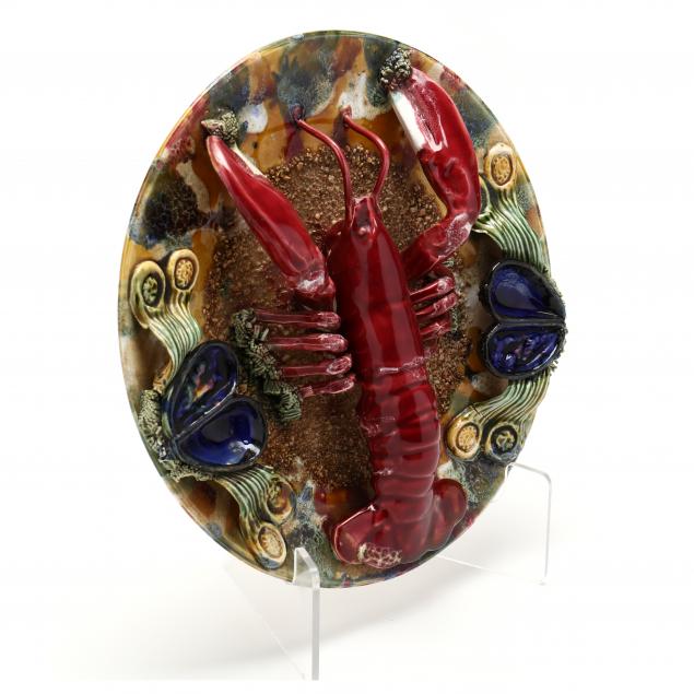 majolica-palissy-lobster-plate