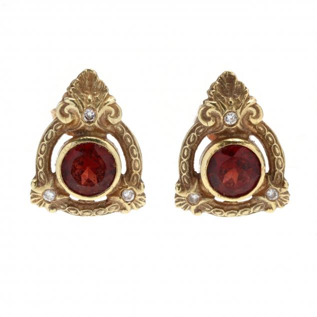 gold-and-gem-set-earrings