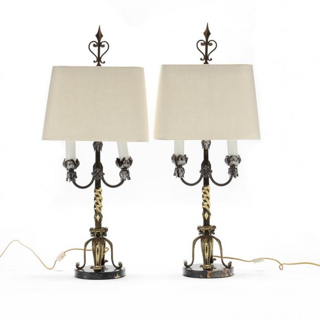 pair-of-brass-and-steel-table-lamps