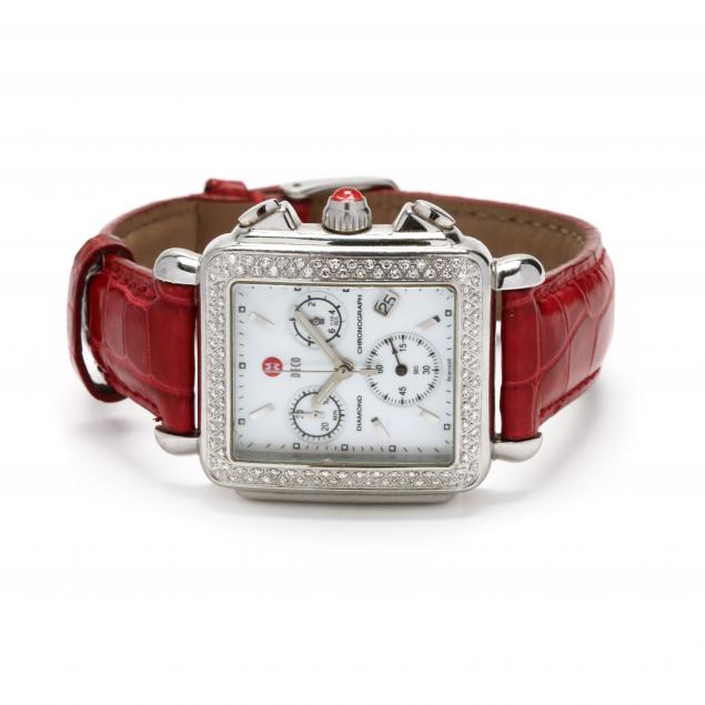 stainless-steel-and-diamond-chronograph-i-deco-i-watch-michelle