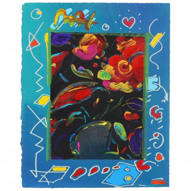 peter-max-american-b-1937-i-vase-of-flowers-collage-ii-i