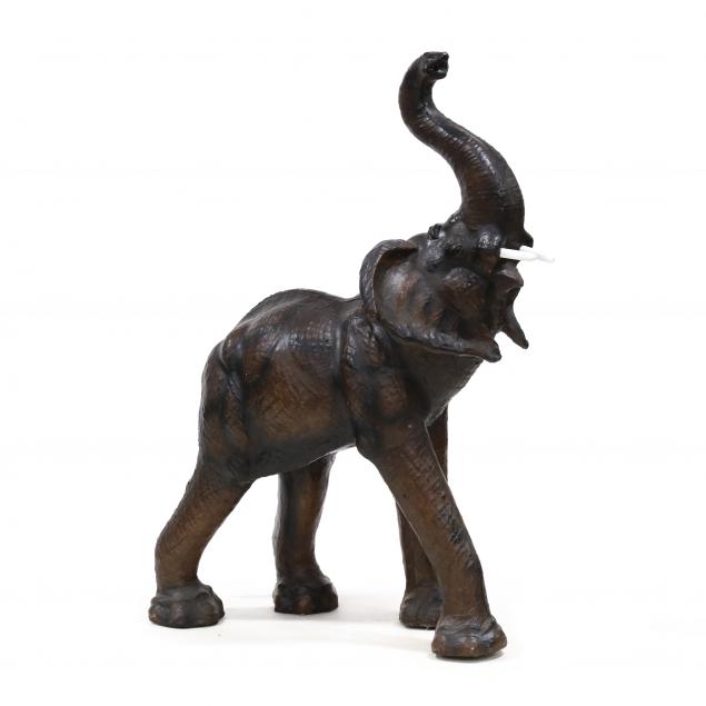 five-foot-tall-leather-wrapped-full-bodied-elephant