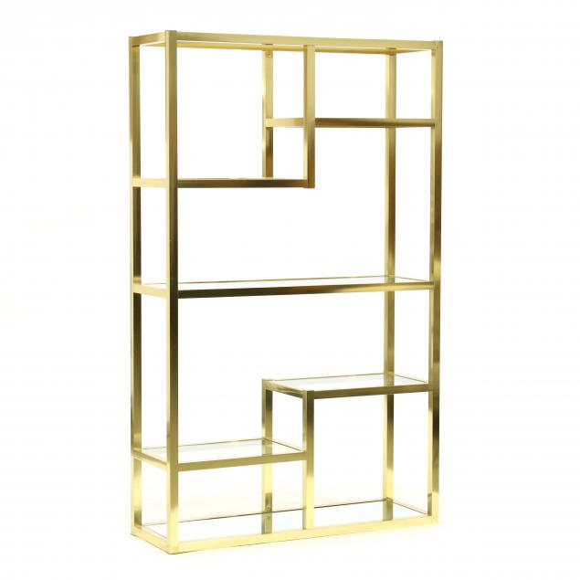 attributed-to-milo-baughman-brass-and-glass-etagere