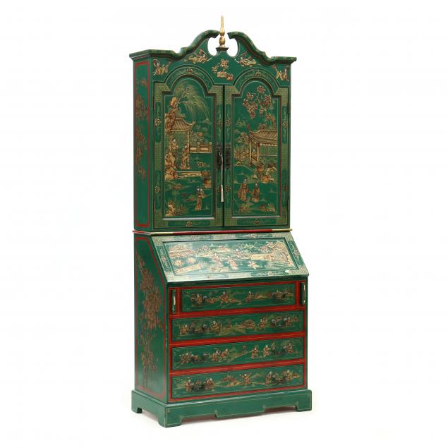 chinoiserie-secretary-bookcase