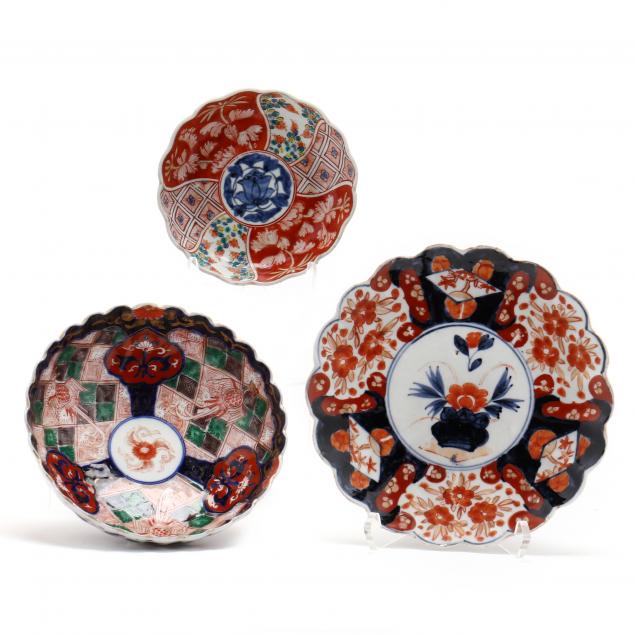 a-group-of-imari-porcelain