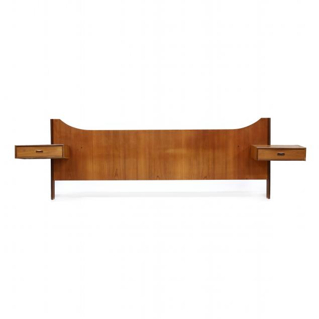 danish-modern-king-size-teak-headboard-with-floating-nightstands