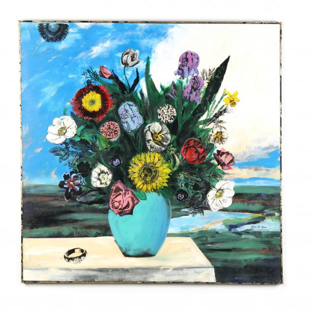louis-st-lewis-nc-1961-2021-still-life-with-flowers-diamond-ring