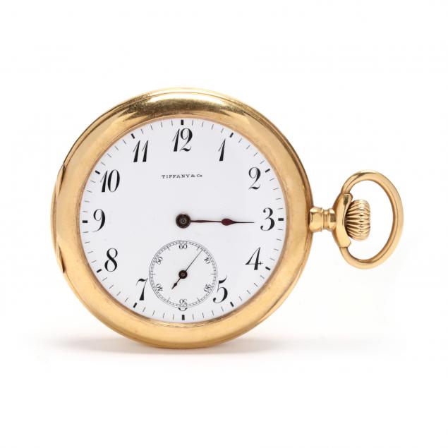 antique-gold-openface-pocket-watch-tiffany-co