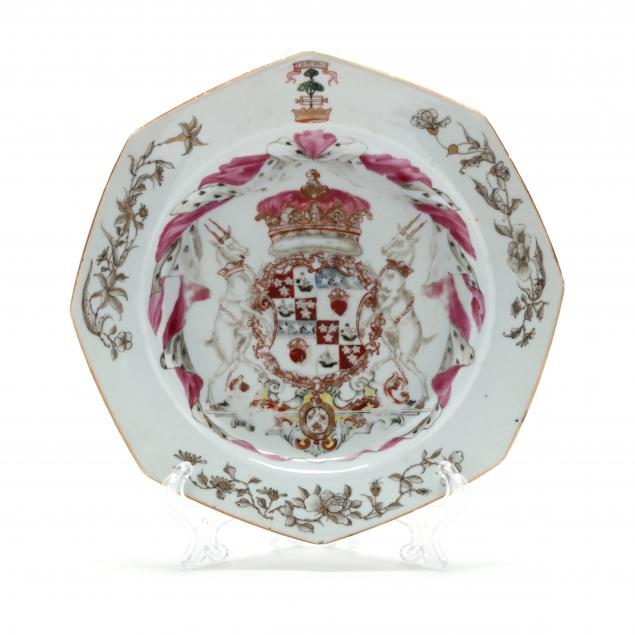a-chinese-export-porcelain-armorial-plate-with-duke-of-hamilton-coat-of-arms
