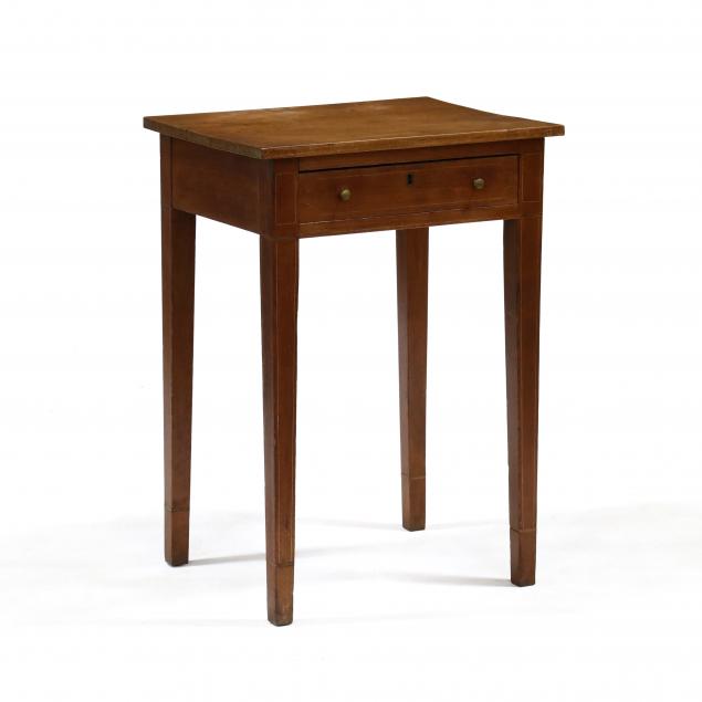 southern-late-federal-inlaid-walnut-one-drawer-stand