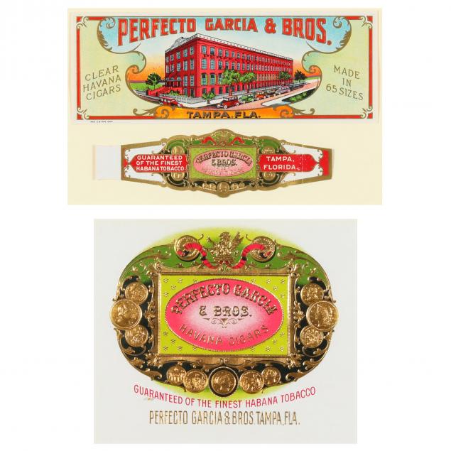 three-perfecto-garcia-bros-cigar-labels