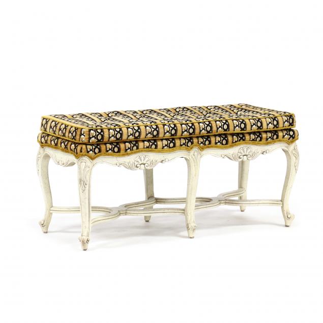 louis-xv-style-carved-and-painted-bench