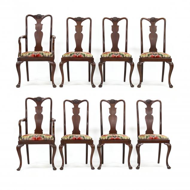 set-of-eight-antique-queen-anne-style-carved-mahogany-dining-chairs