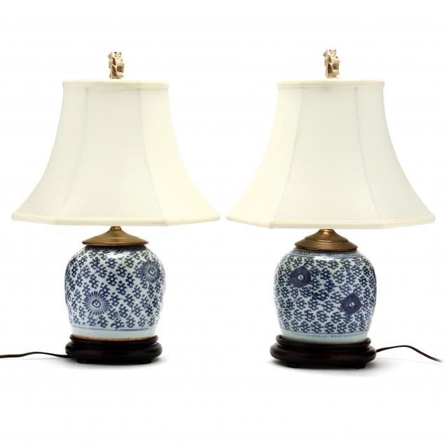 a-pair-of-chinese-blue-and-white-ginger-jar-lamps
