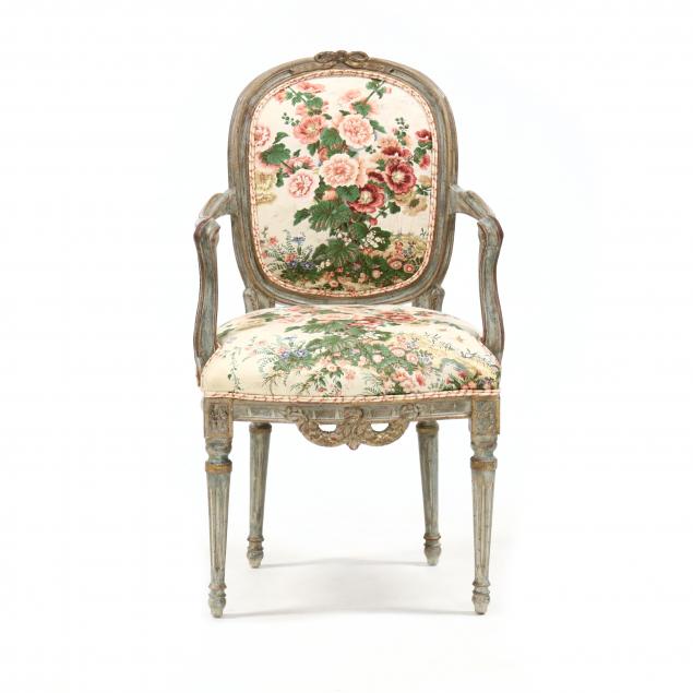 louis-xvi-style-carved-and-painted-fauteuil