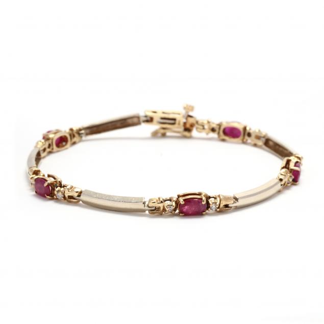 bi-color-gold-ruby-and-diamond-bracelet