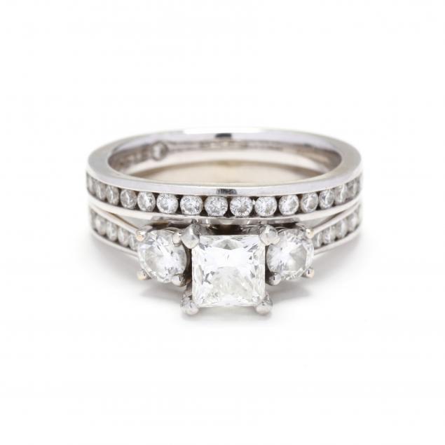 white-gold-diamond-wedding-set