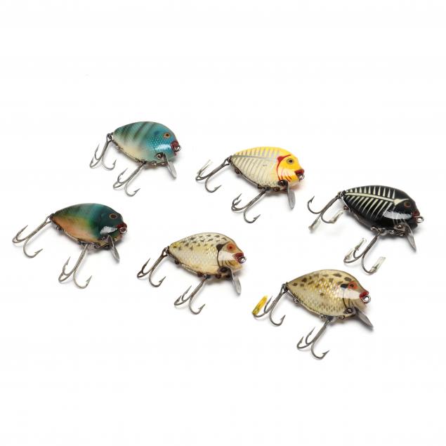 collection-of-six-heddon-punkinseed-lures