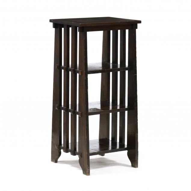 michigan-chair-co-mission-oak-slatted-magazine-stand