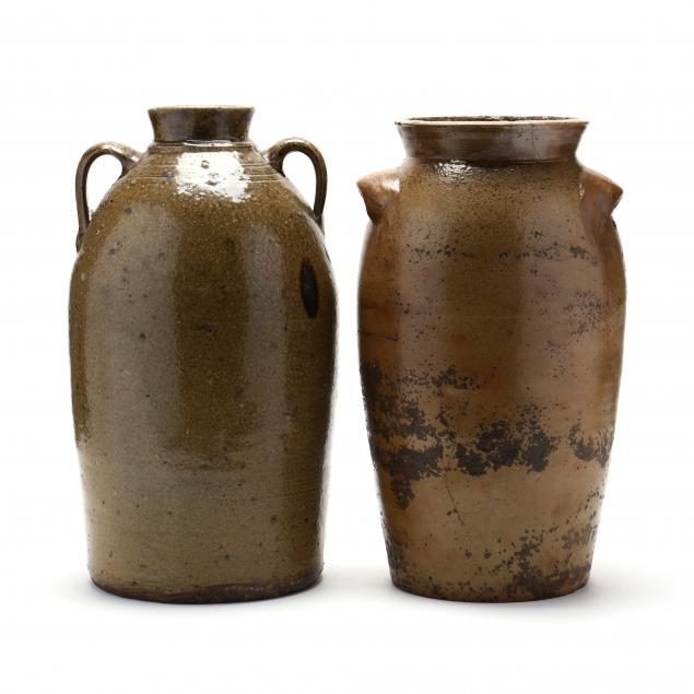 two-north-carolina-pottery-vessels