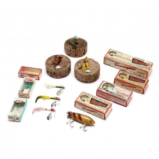 lot-of-vintage-heddon-fishing-lures