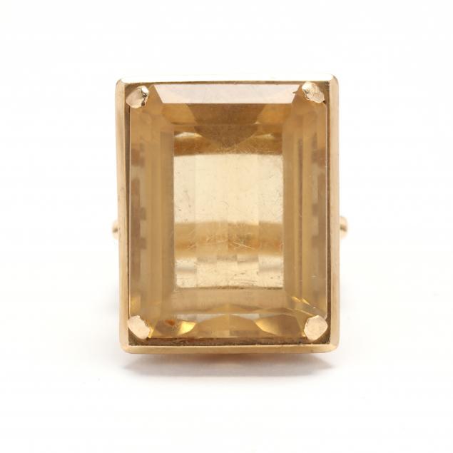 gold-and-citrine-ring