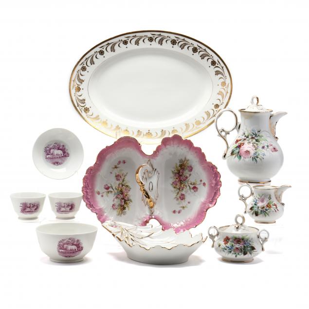 an-antique-group-of-french-porcelains