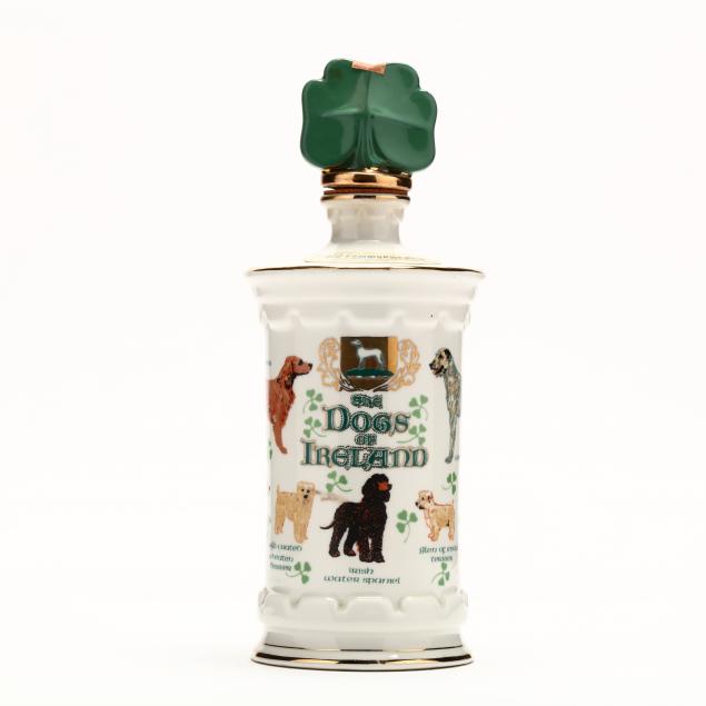 old-commonwealth-bourbon-whiskey-in-the-dogs-of-ireland-porcelain-decanter