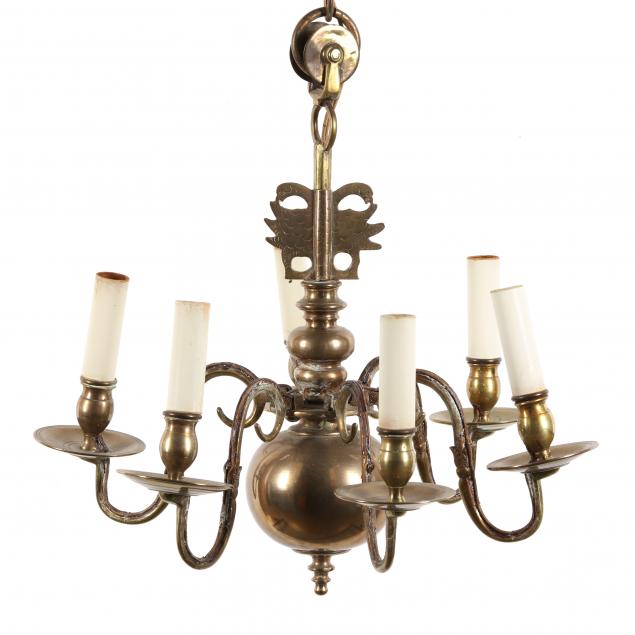 antique-russian-brass-diminutive-chandelier