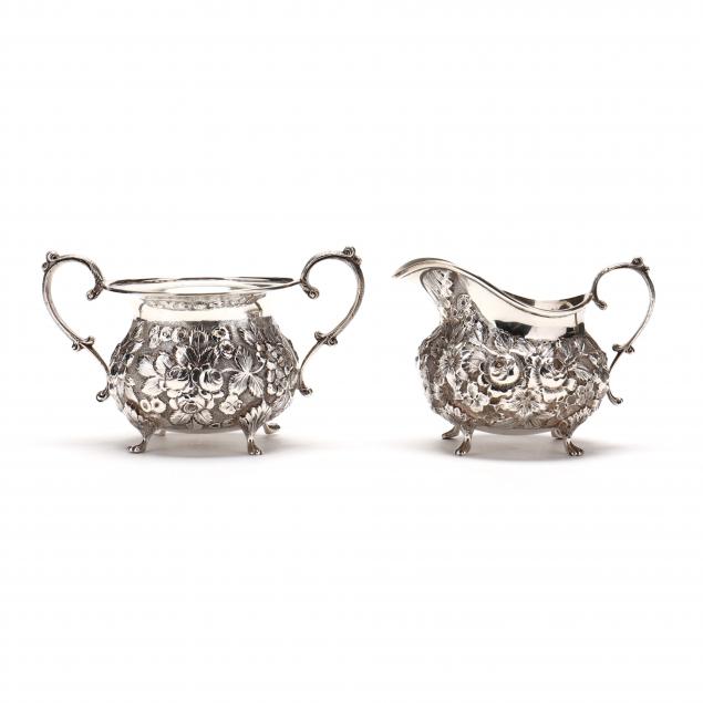 baltimore-repousse-sterling-silver-creamer-and-sugar
