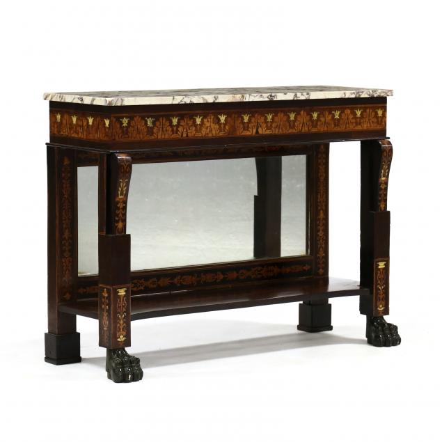 edwardian-inlaid-rosewood-marble-top-pier-table