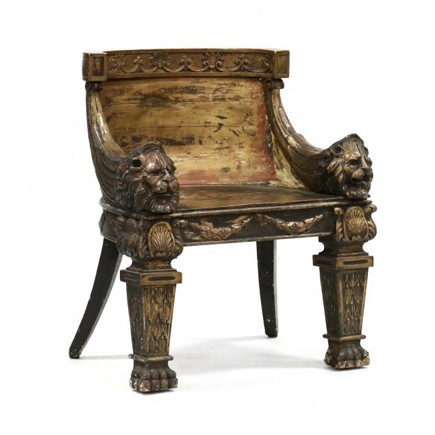 napoleonic-style-carved-and-gilt-parlor-armchair