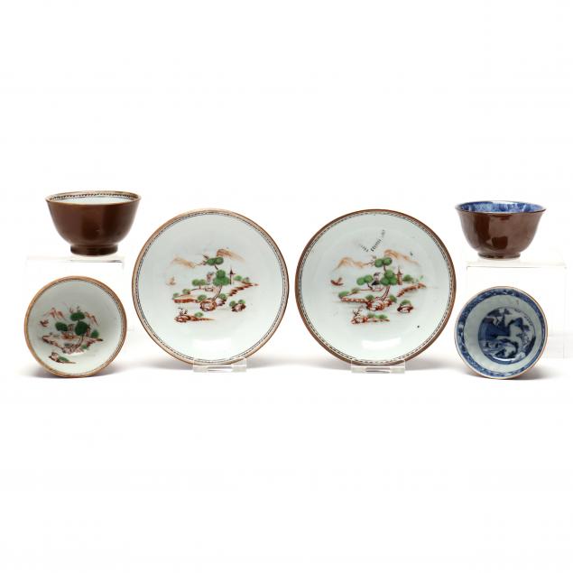 a-group-of-chinese-batavia-ware-tea-bowls-and-saucers