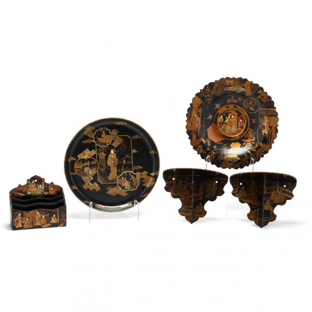 a-group-of-japonisme-lacquer-tabletop-decorative-accessories