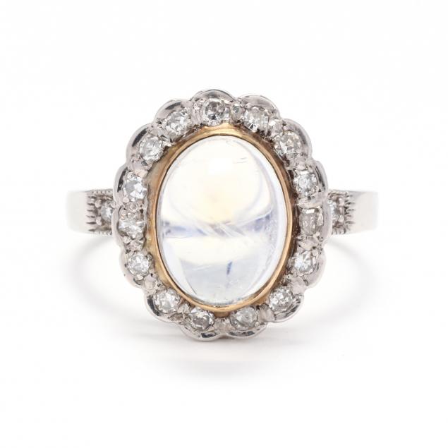 white-gold-moonstone-and-diamond-ring