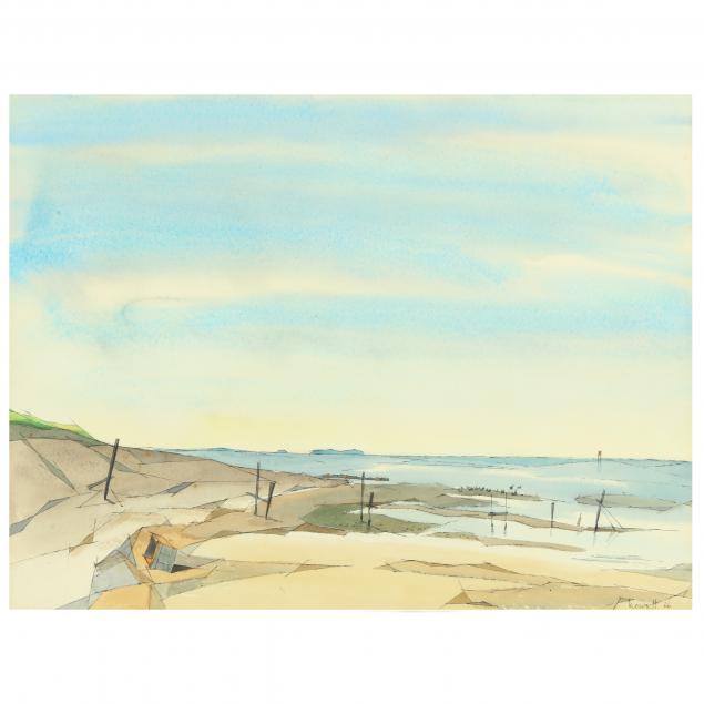 claude-howell-nc-1915-1997-i-low-tide-ocracoke-i