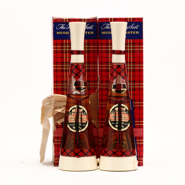 gilbey-s-spey-royal-scotch-whisky-in-dancing-scot-music-decanters