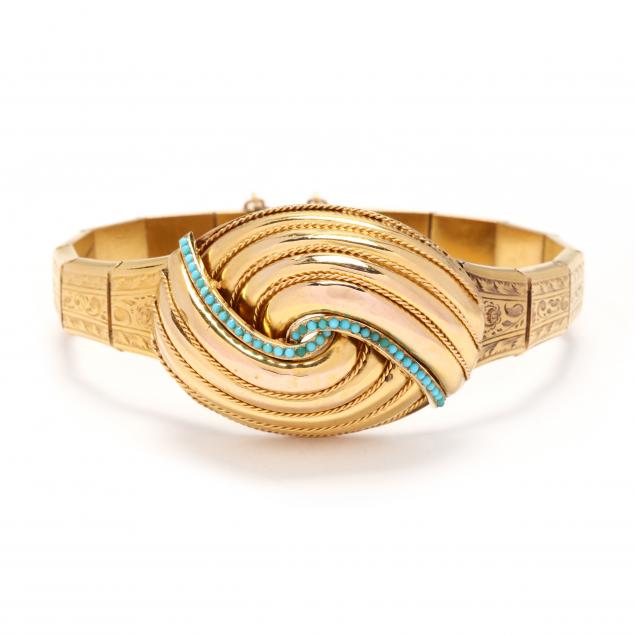gold-and-turquoise-bracelet