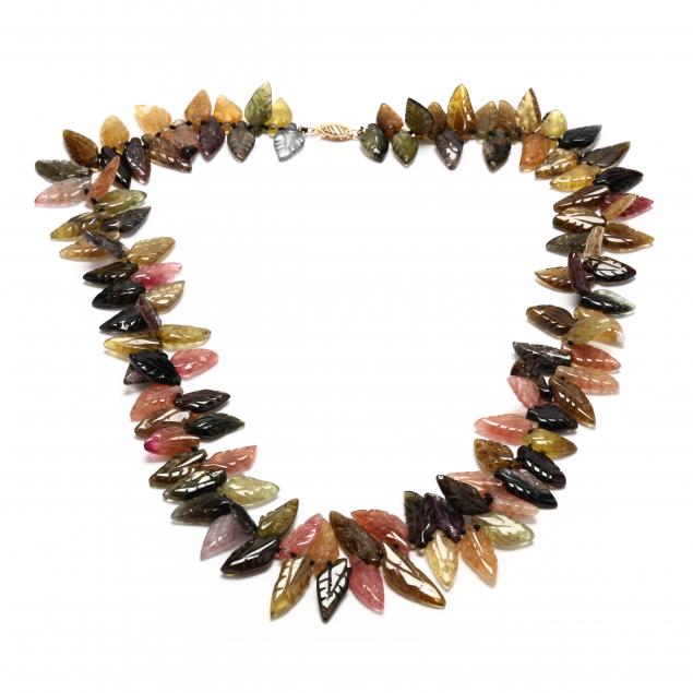 carved-tourmaline-foliate-motif-necklace