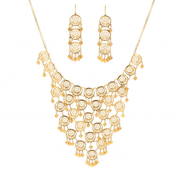 high-karat-gold-necklace-and-earrings