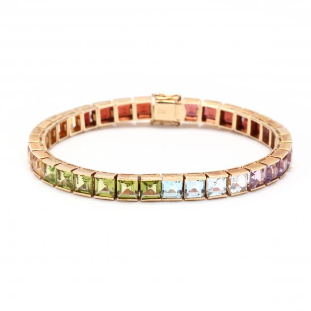 gold-and-multi-gem-set-bracelet