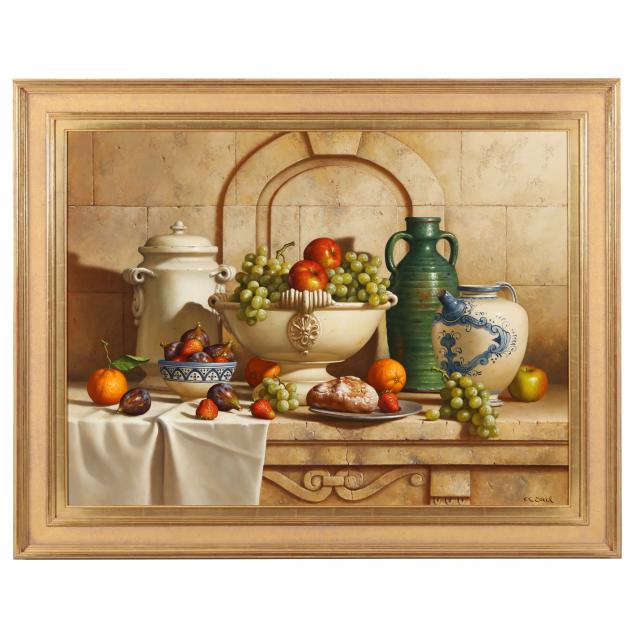 loran-speck-american-1943-2011-still-life-with-continental-ceramics