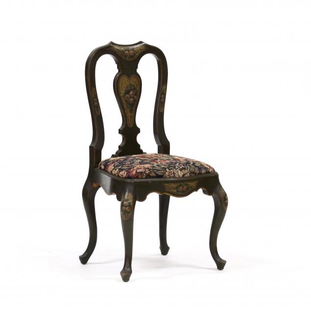 queen-anne-style-painted-side-chair