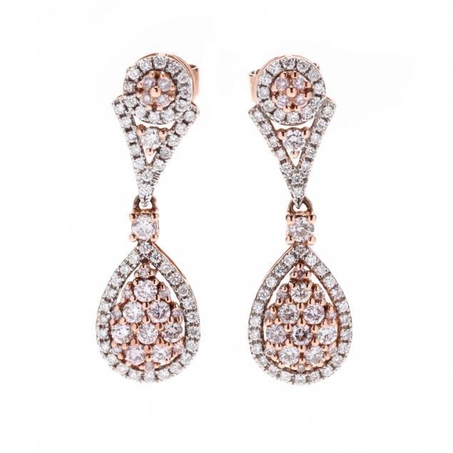 rose-gold-and-diamond-earrings