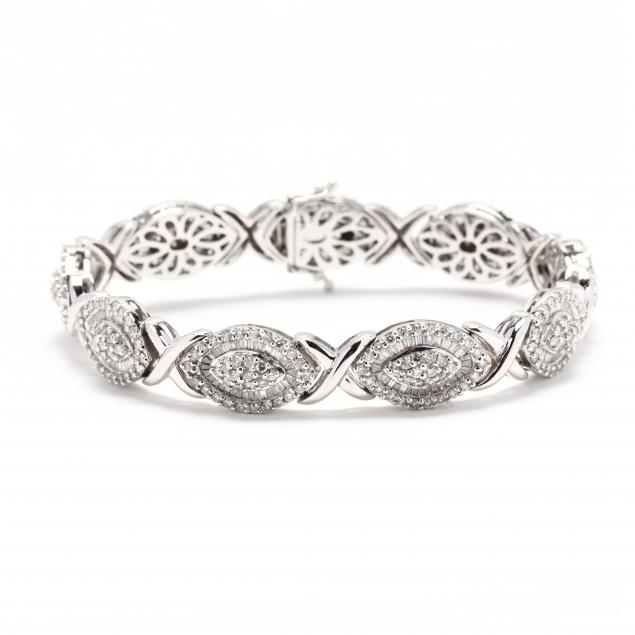 white-gold-and-diamond-bracelet