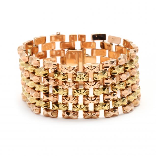 bi-color-gold-bracelet