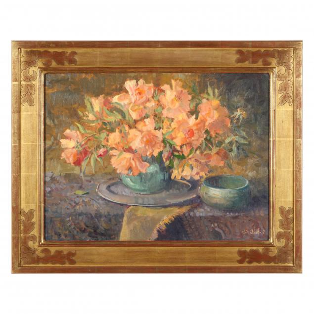 meredith-brooks-abbott-american-b-1938-i-maureen-s-roses-with-kathy-s-bowl-i