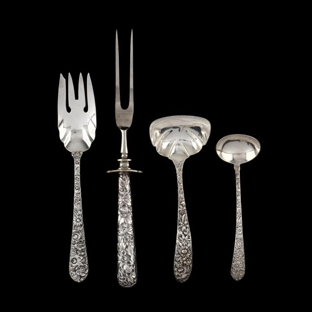 four-repousse-sterling-silver-servers