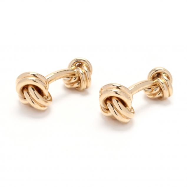 gold-knot-motif-cufflinks-tiffany-co