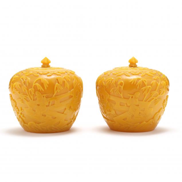 a-pair-of-chinese-yellow-peking-glass-lidded-jars